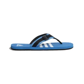 Adidas Men's Enthuso M Slipper (Core Black/Cloud White/Pulse Blue)