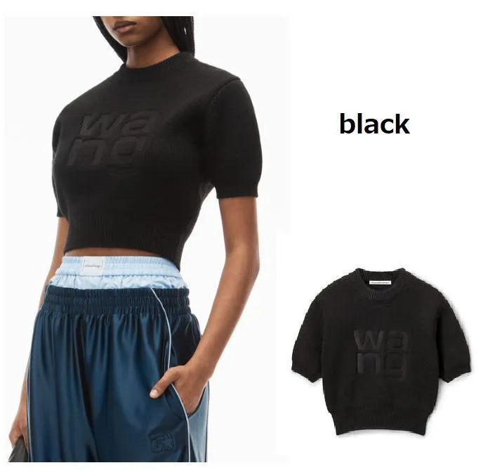 Alexander Wang  |Crew Neck Casual Style Unisex Street Style Plain