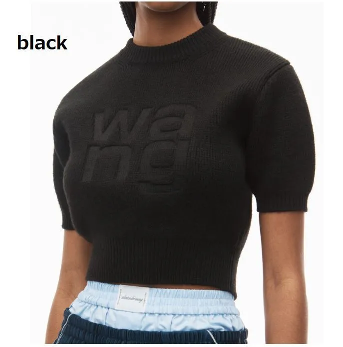 Alexander Wang  |Crew Neck Casual Style Unisex Street Style Plain