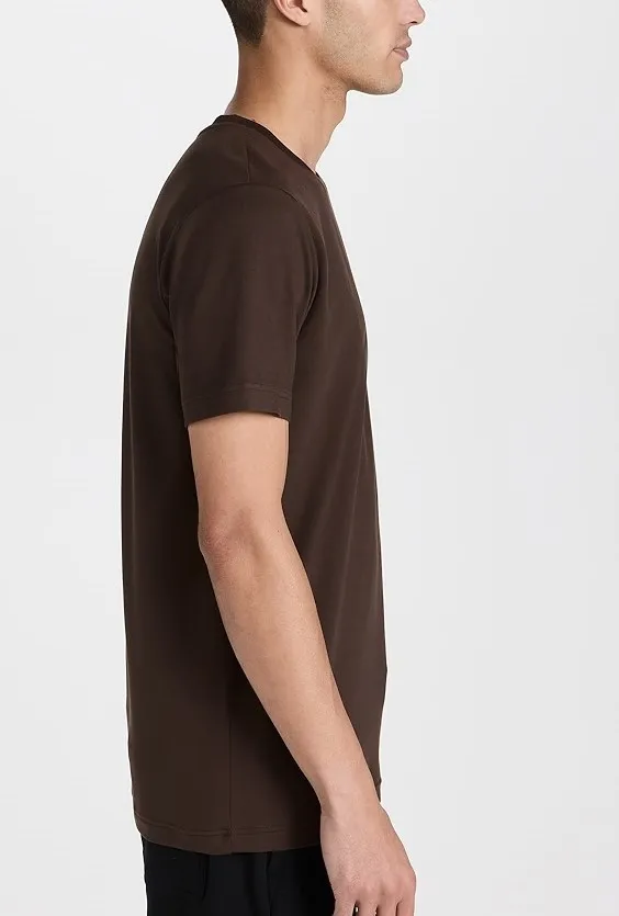 ALO Yoga  |Crew Neck Plain Short Sleeves Logo Loungewear