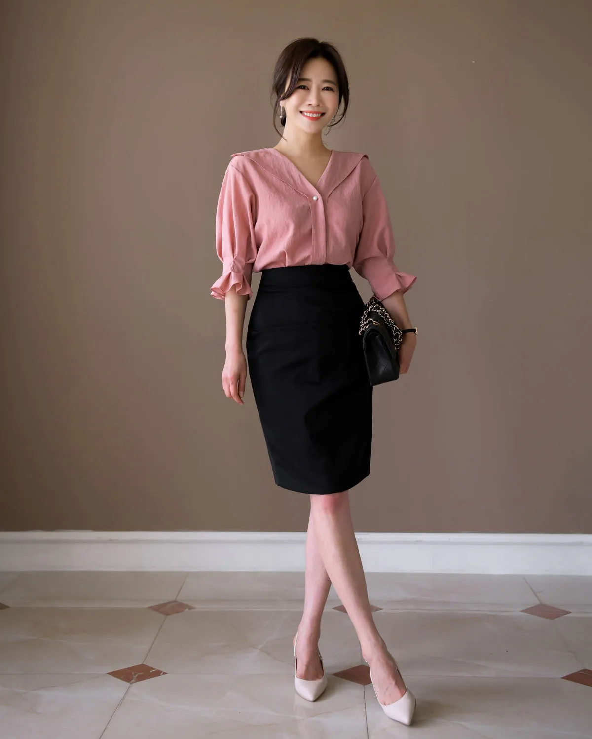 BADDIARY  |Casual Style Cropped Plain Short Sleeves Party Style