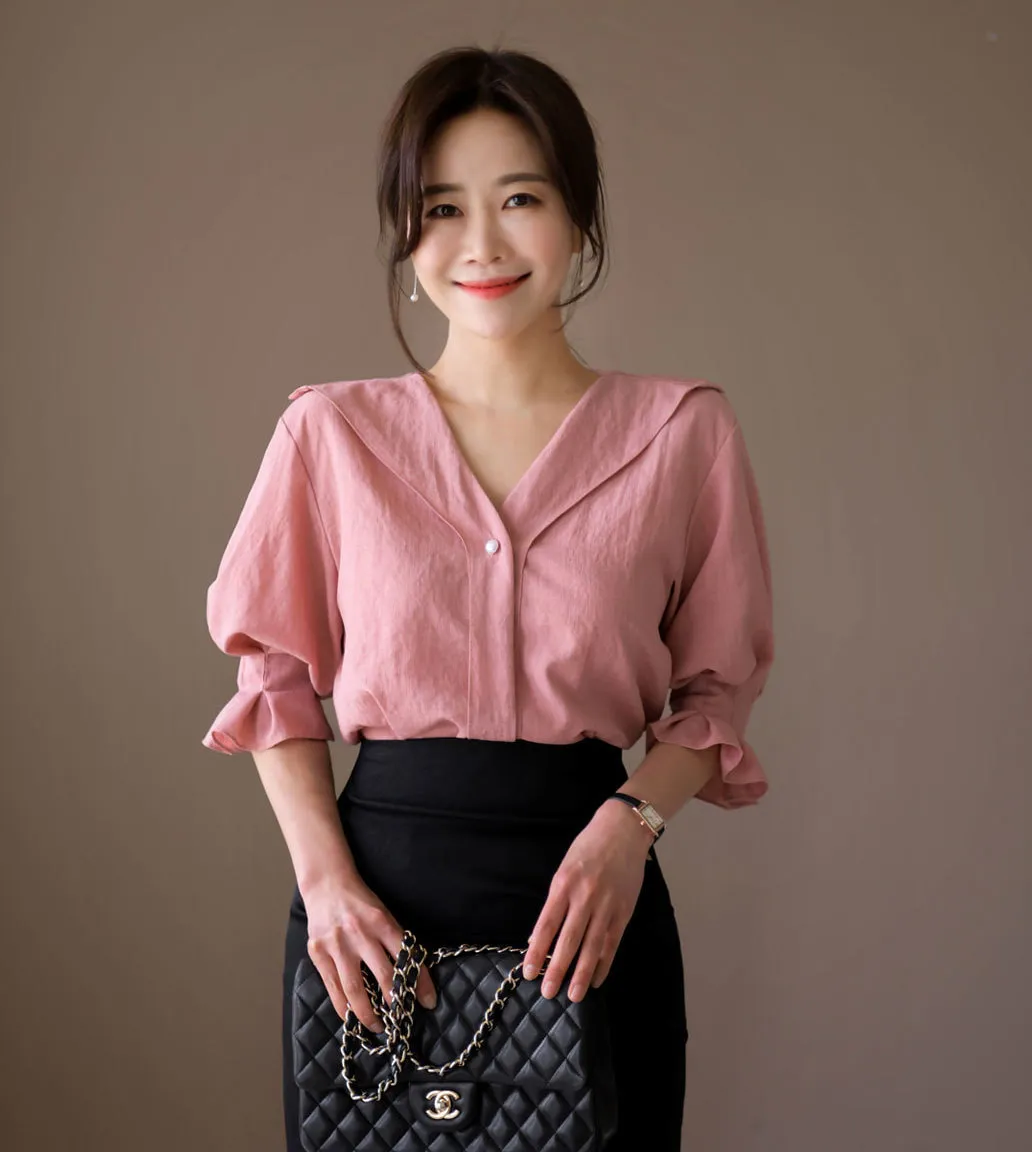 BADDIARY  |Casual Style Cropped Plain Short Sleeves Party Style