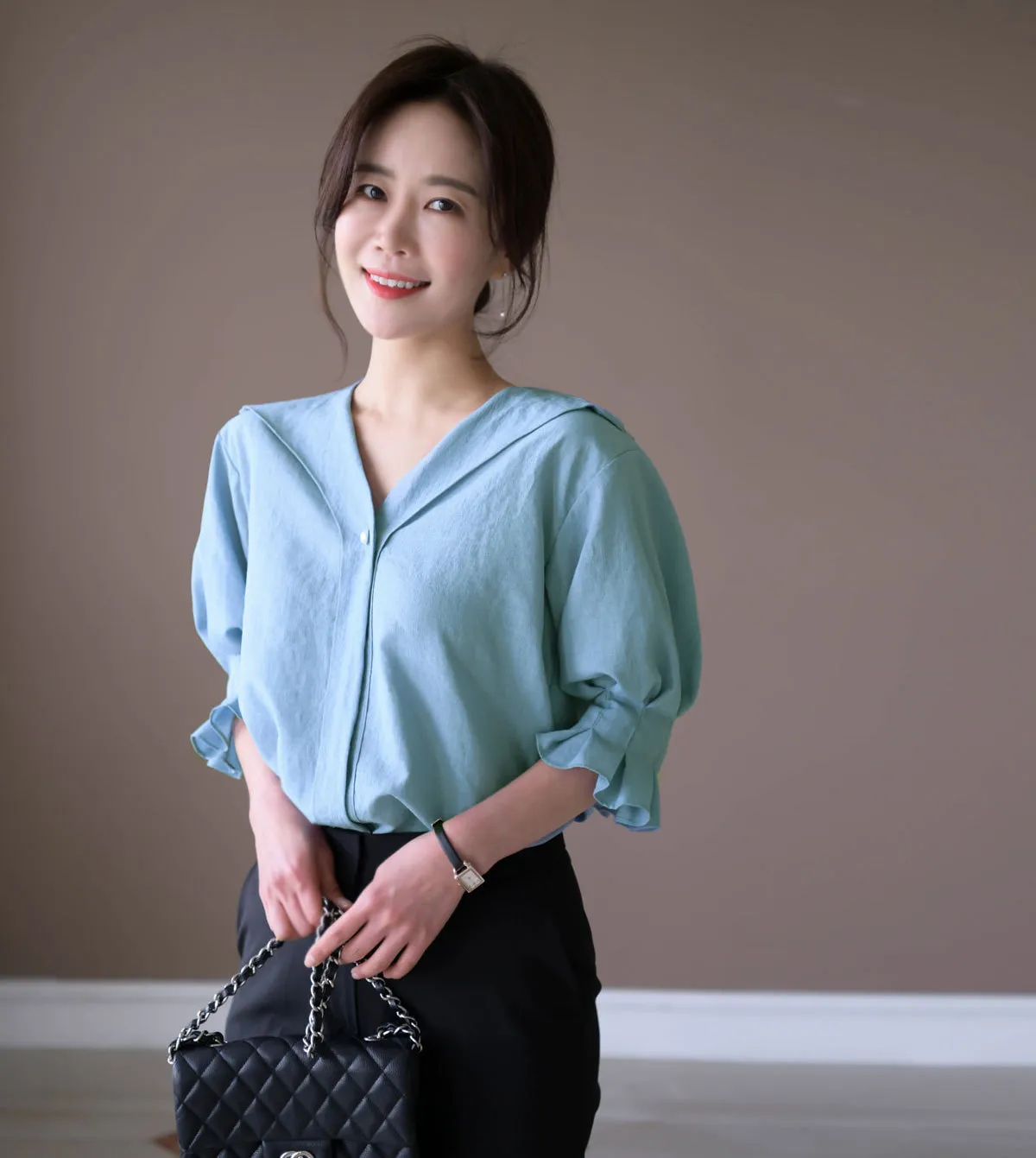 BADDIARY  |Casual Style Cropped Plain Short Sleeves Party Style