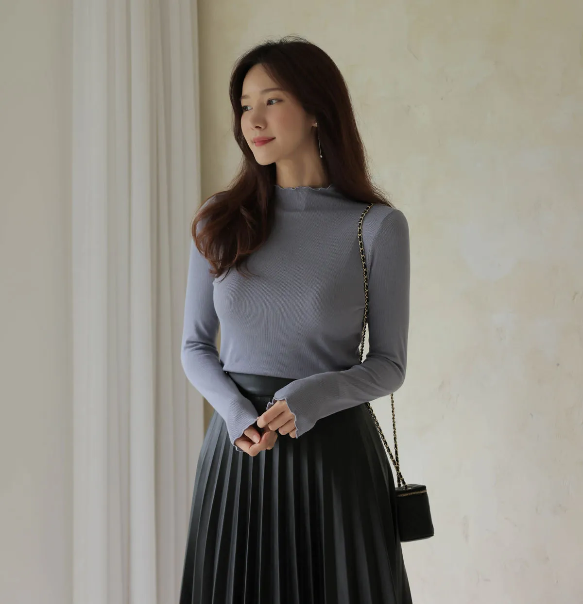 BADDIARY  |Casual Style Long Sleeves Plain Office Style Elegant Style