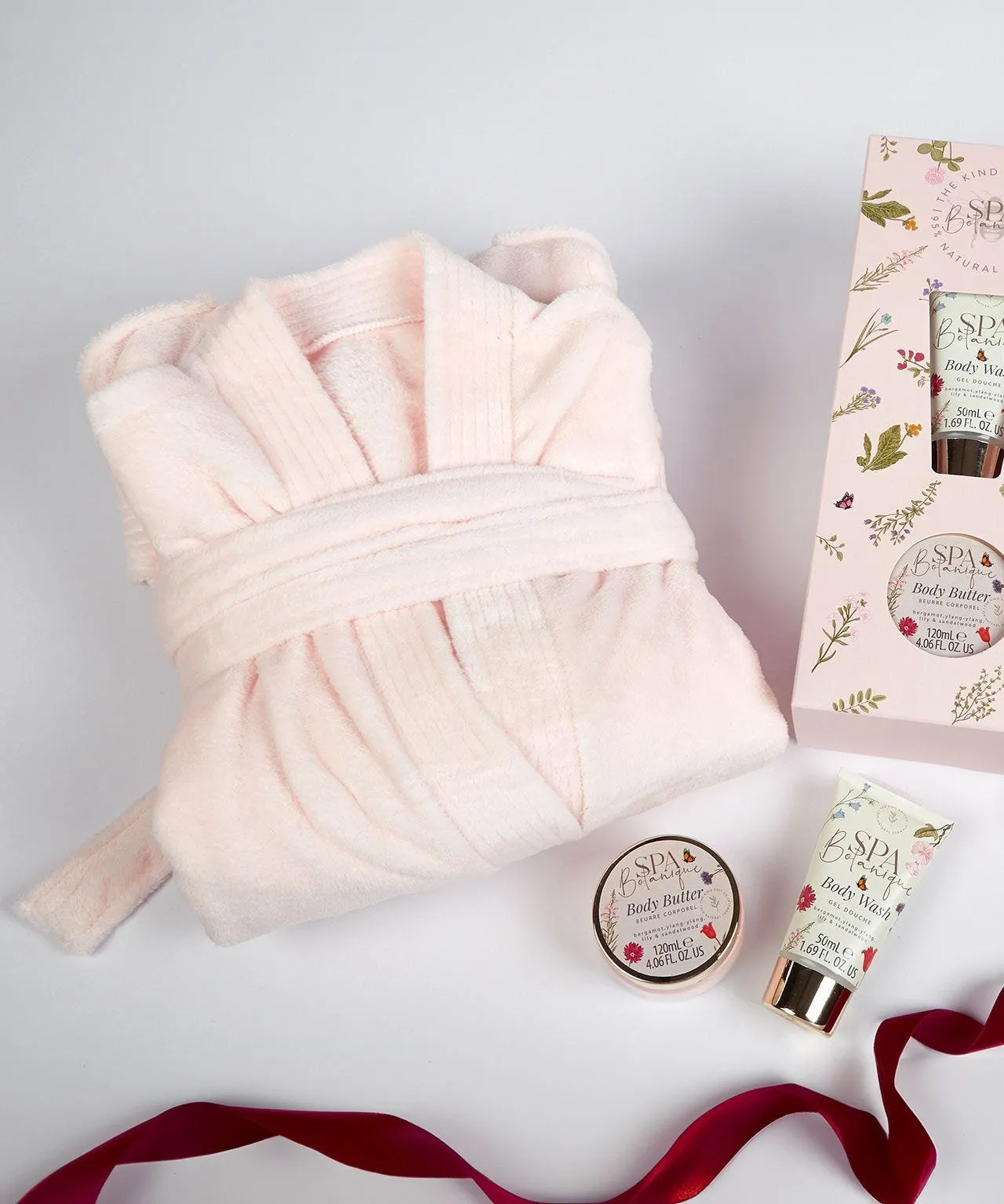 Bath Robe & Bodycare Gift Set