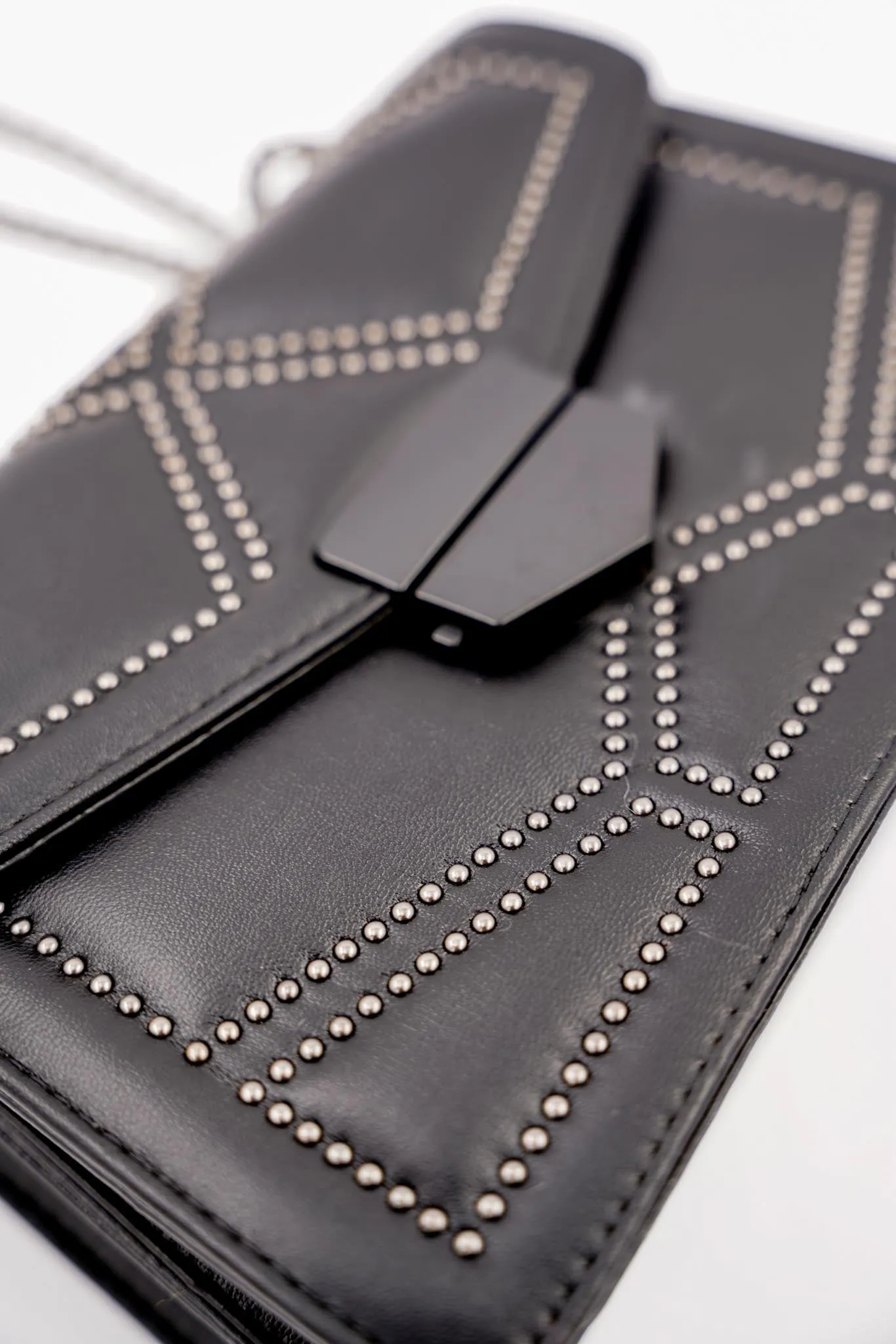 Black Studded Sling Bag