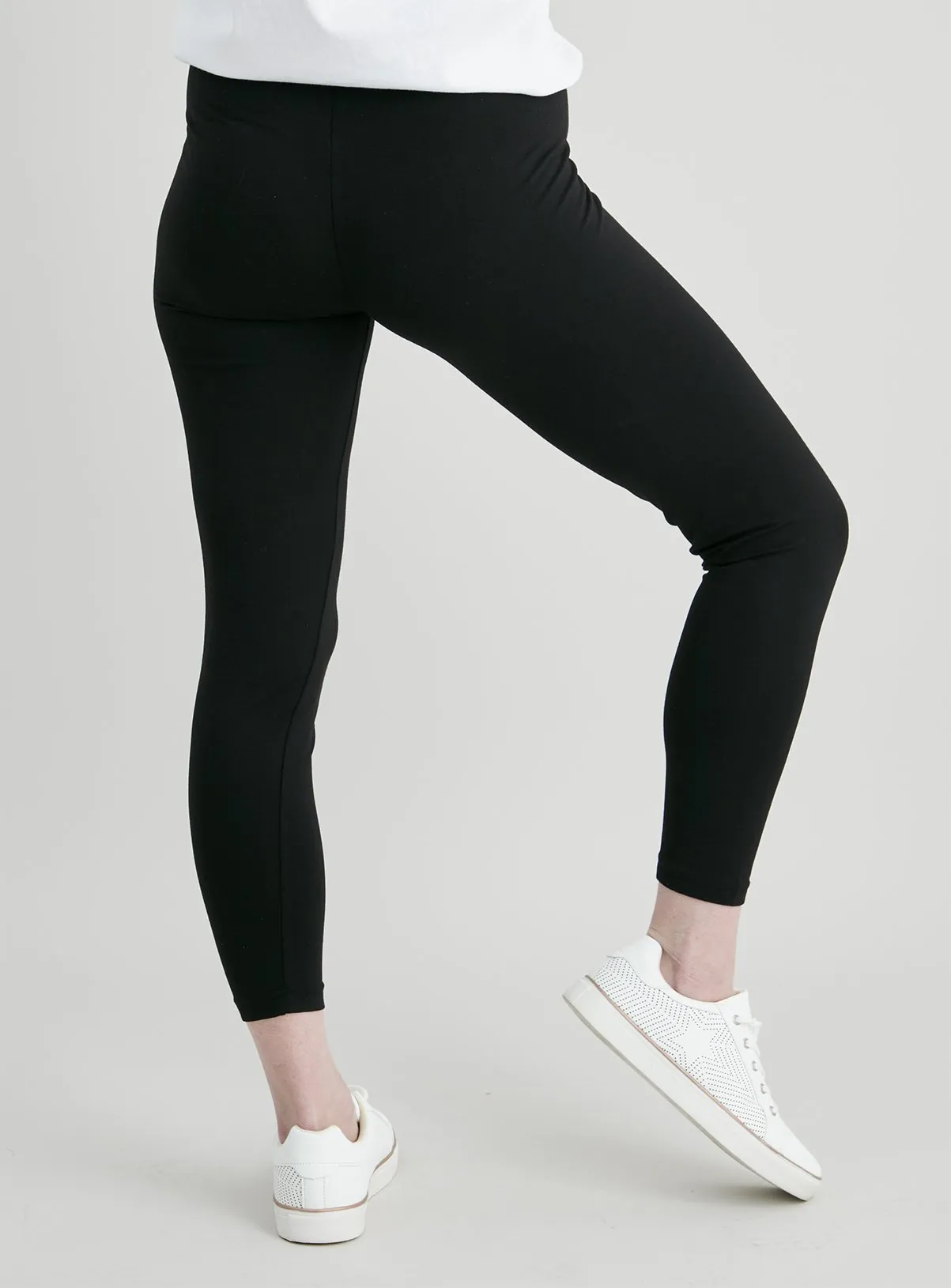 Buy Black Luxurious Soft Touch Leggings 8L | Leggings | Tu