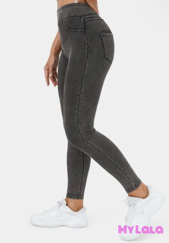 Capri Jeggings Stonewash OS (Purple)