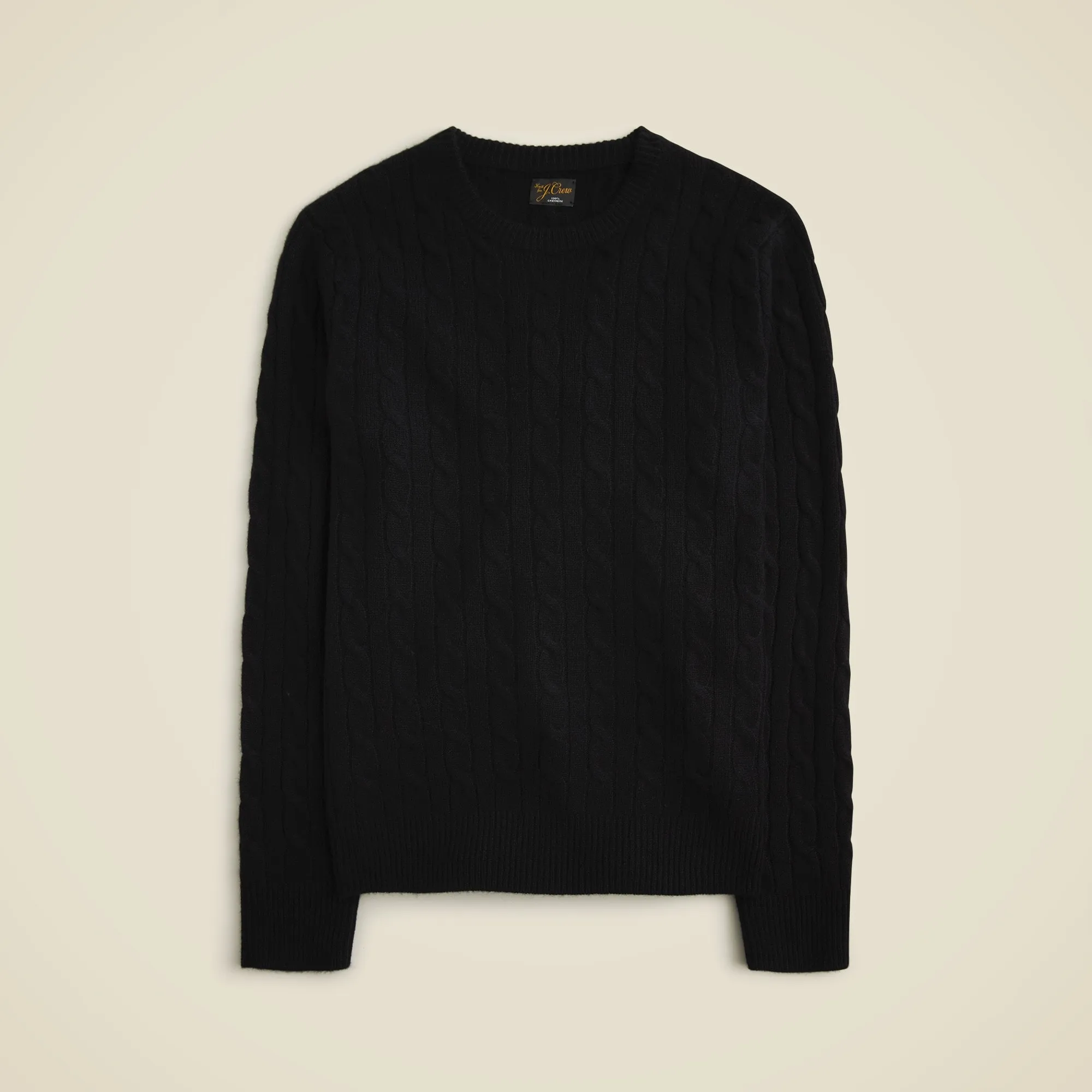 Cashmere cable-knit sweater