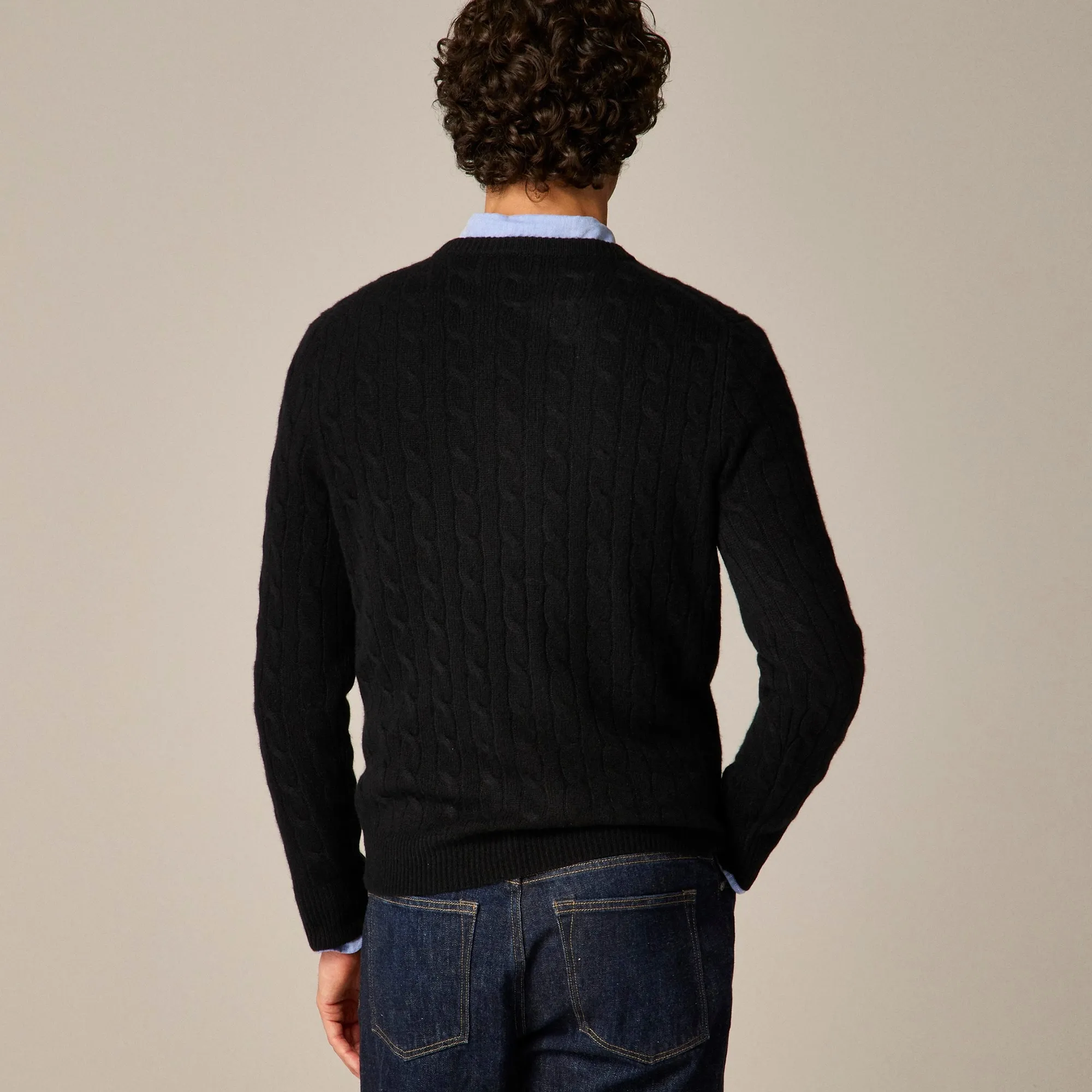 Cashmere cable-knit sweater