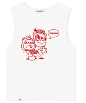 Charles Jeffrey LOVERBOY  |Street Style Cotton Logo Loungewear Skater Style Tanks