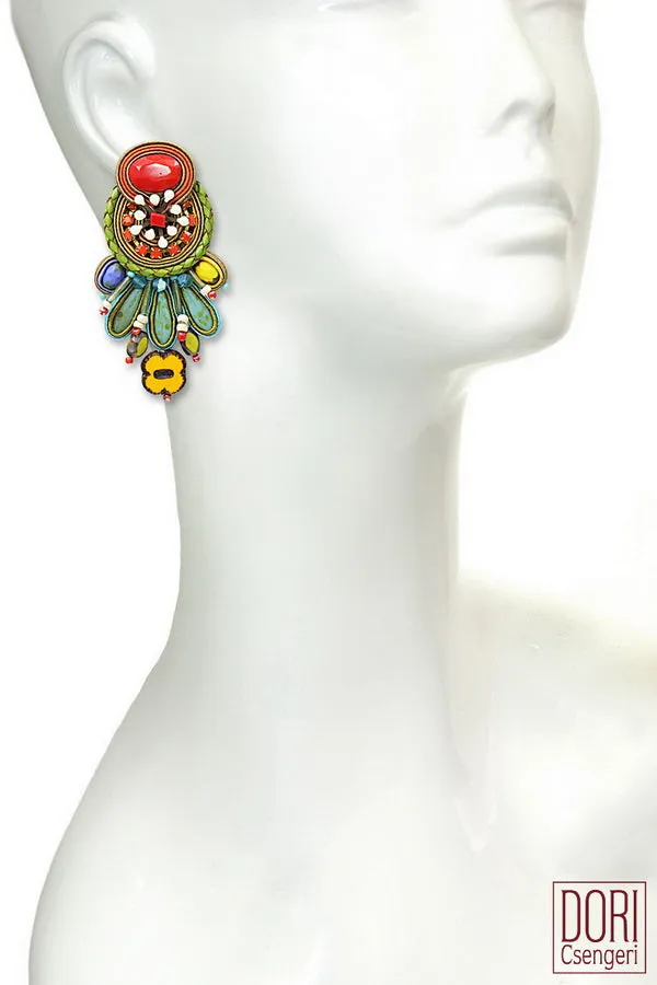 Collectable Naive Art Chic Earrings