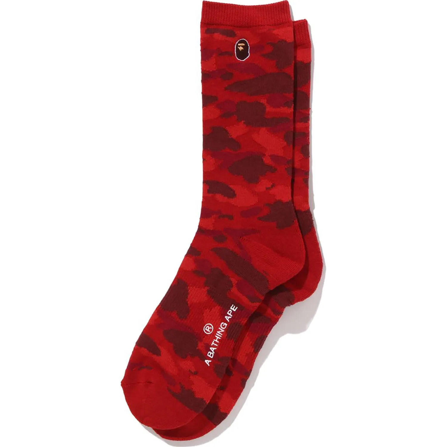 COLOR CAMO APE HEAD ONE POINT SOCKS MENS