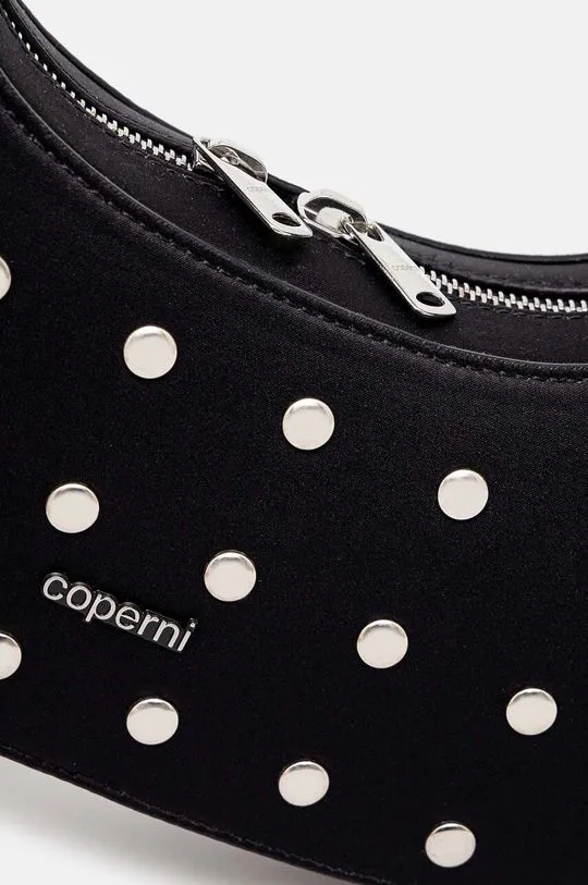 Coperni handbag Studded Crossbody Baguette Swipe Bag black color COPBA60STF9003