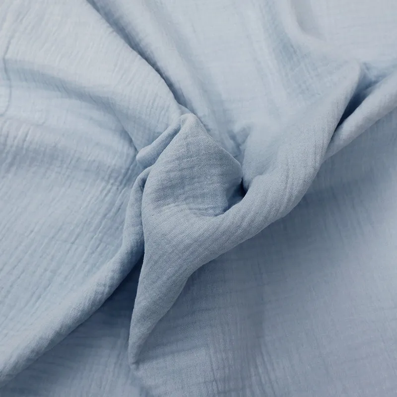 Cotton Double Gauze - Powder Blue