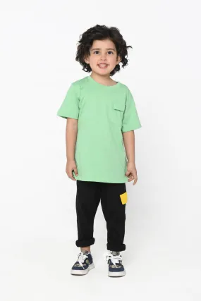 COTTON JERSEY T-SHIRT WITH FLAP POCKET