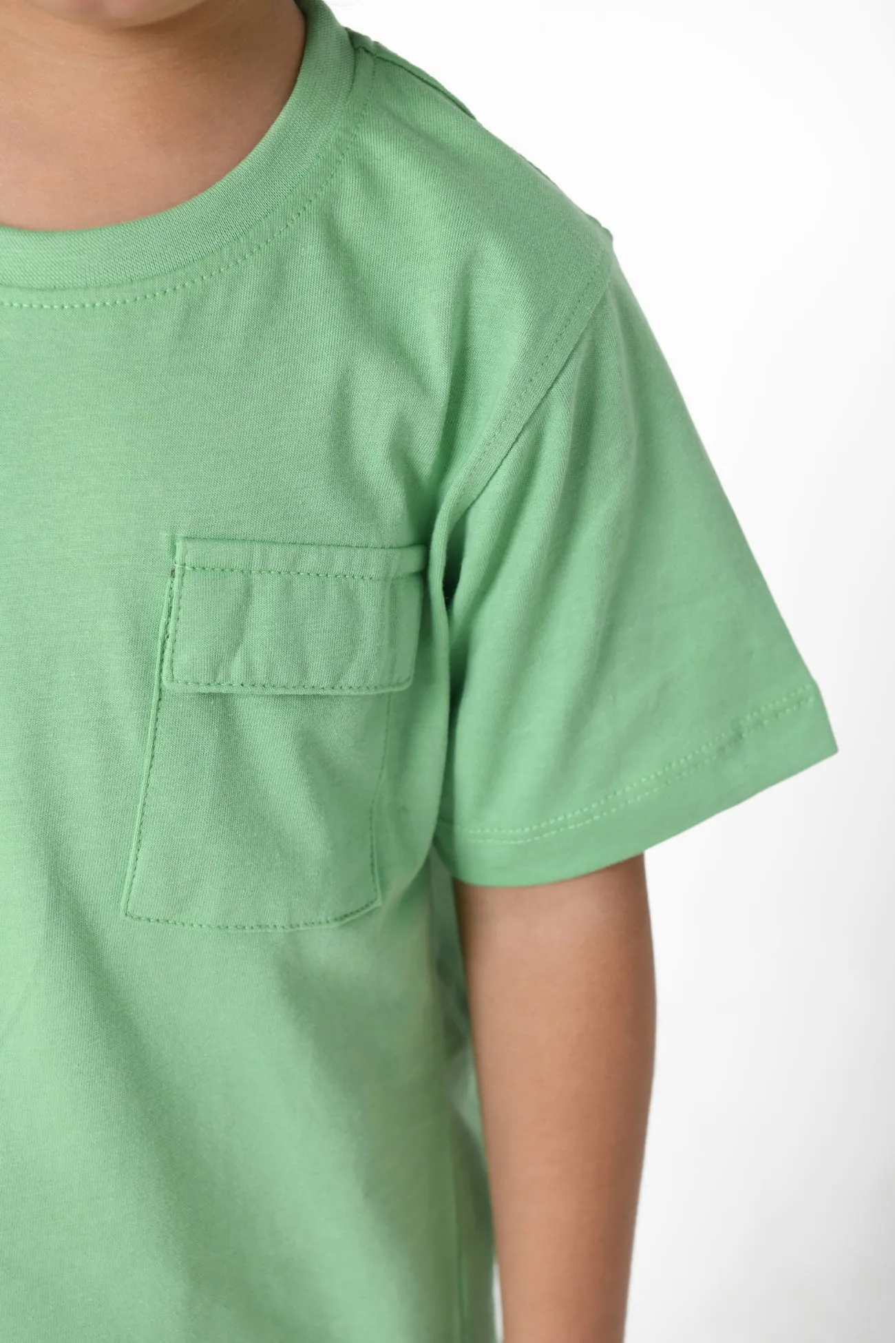 COTTON JERSEY T-SHIRT WITH FLAP POCKET