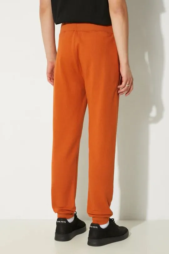 C.P. Company cotton joggers Diagonal Raised Fleece Cargo Sweatpants orange color smooth 17CMSP017A005086W