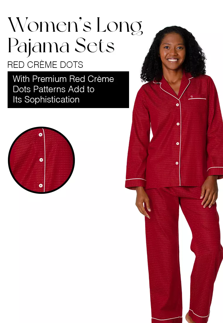 DE LUCCA De Lucca Women's Long Pajama Set