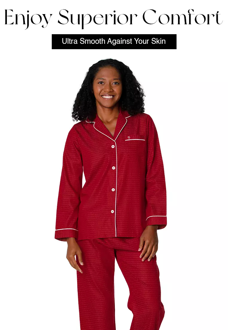 DE LUCCA De Lucca Women's Long Pajama Set