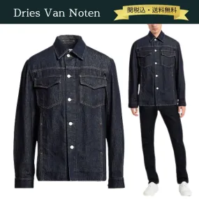 Dries Van Noten  |Unisex Denim Street Style Long Sleeves Plain Cotton