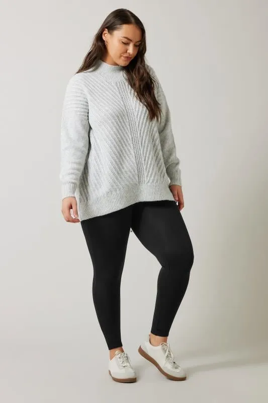 EVANS Curve Black Leggings