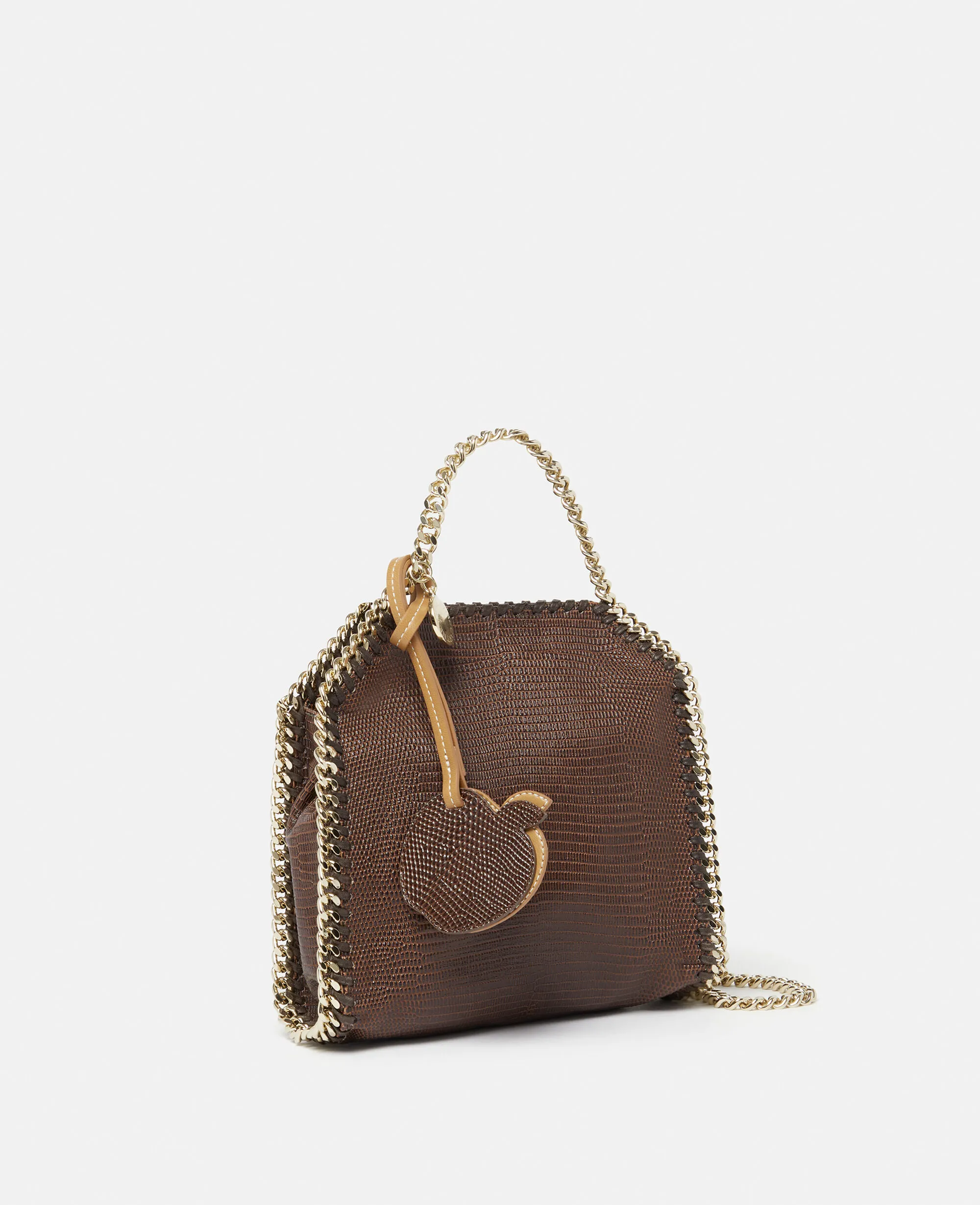 Falabella Scale-Embossed Tiny Tote Bag