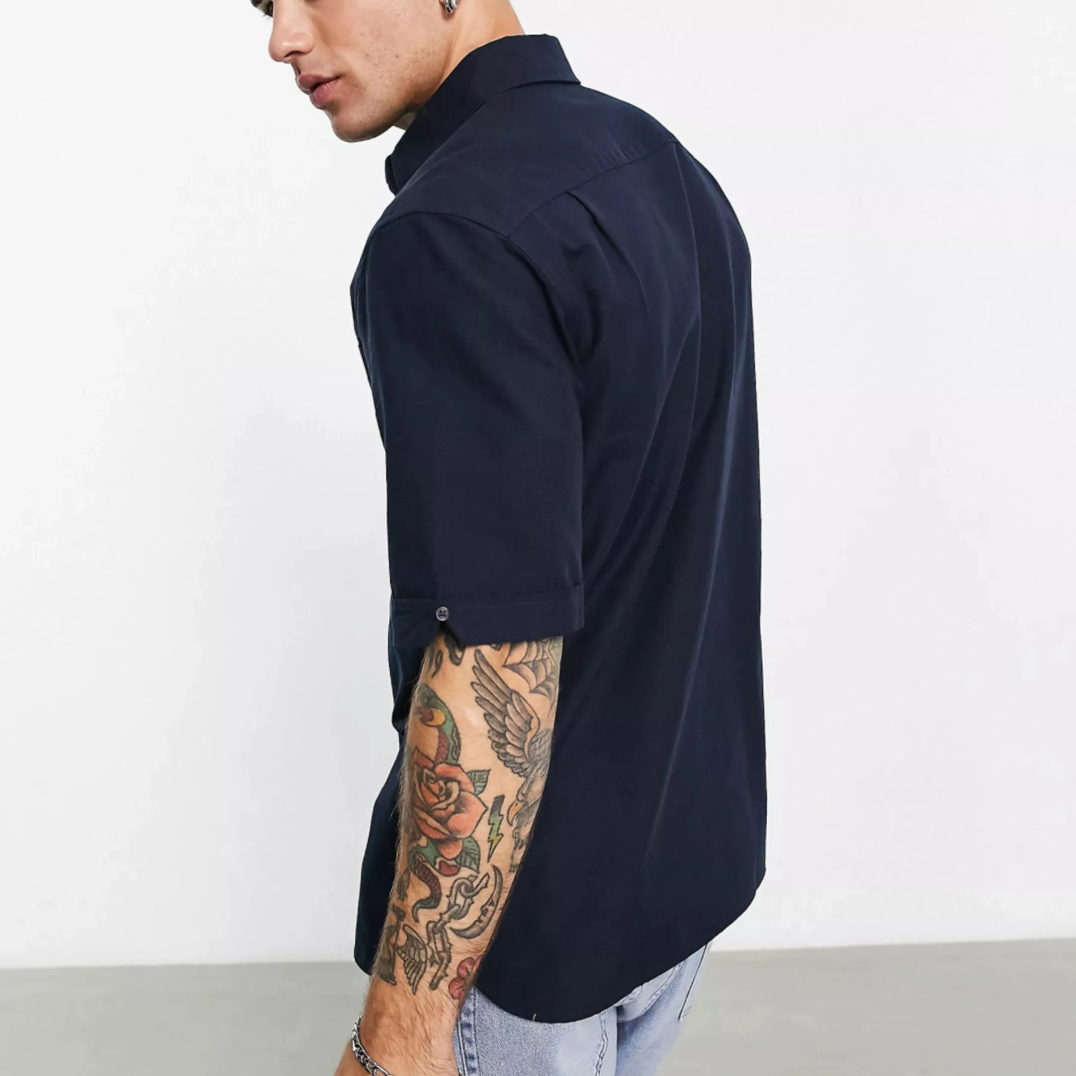 FRED PERRY  |Street Style Plain Short Sleeves Logo Loungewear Shirts