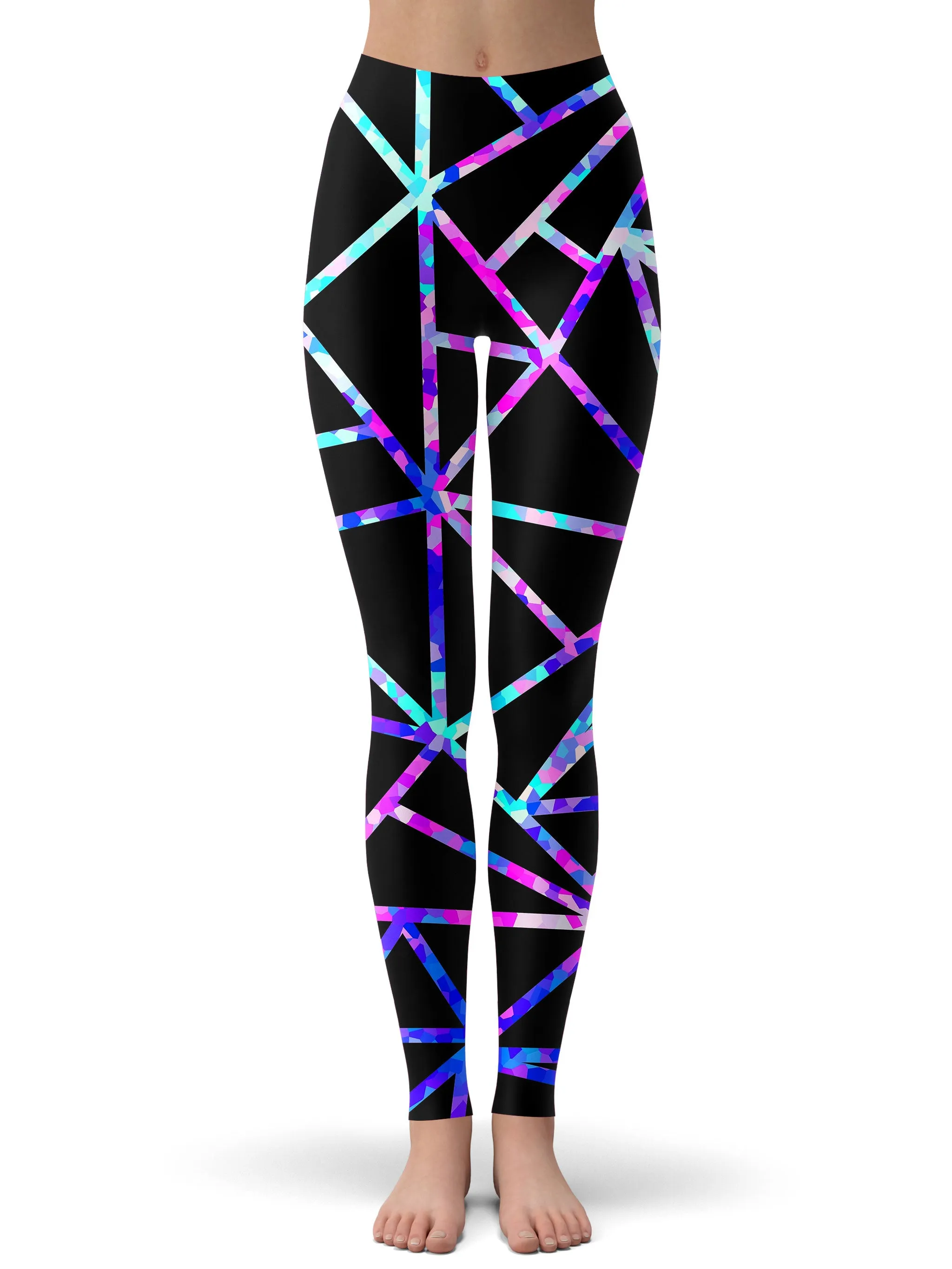 Glitter Geometric Leggings