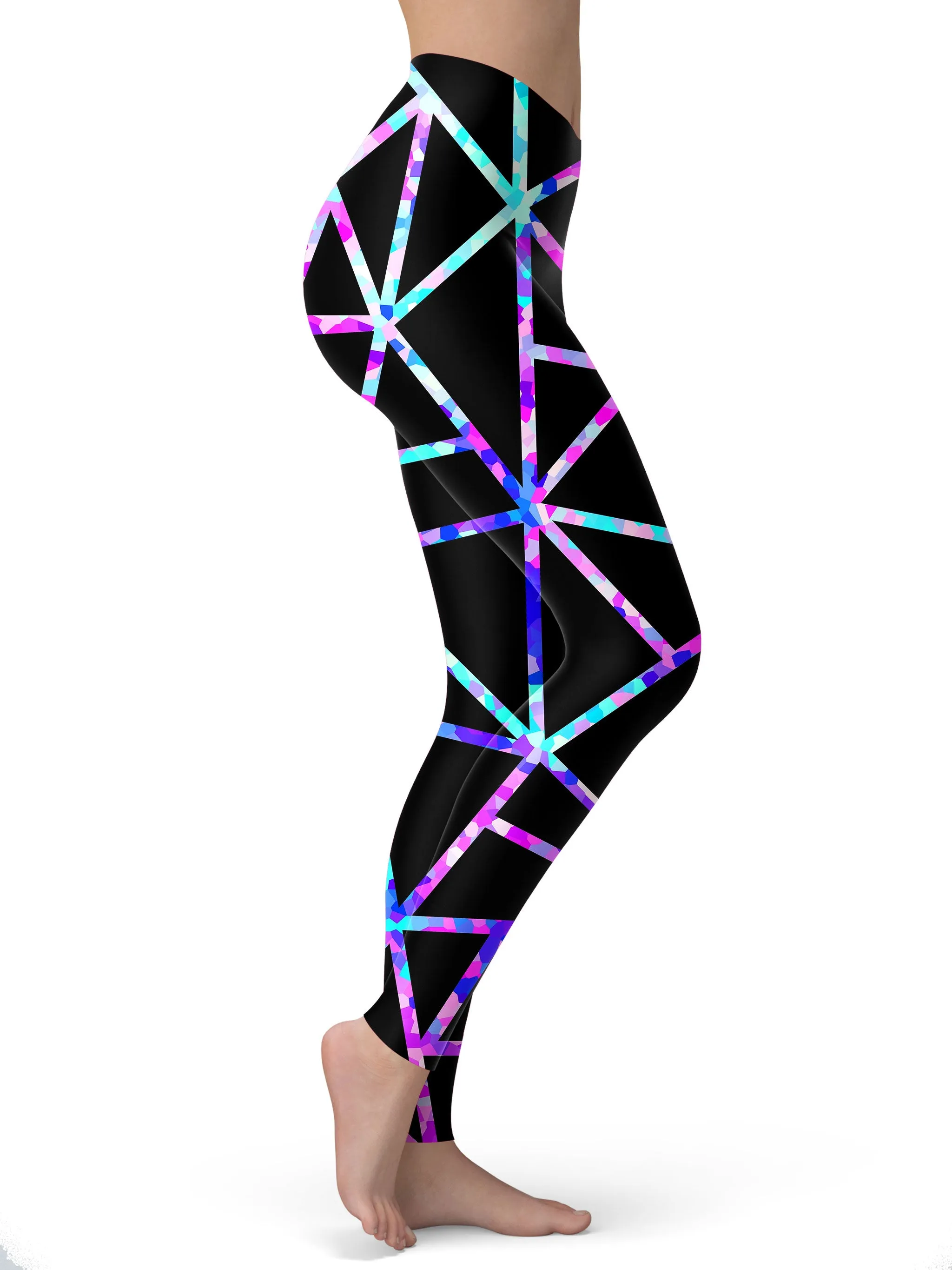 Glitter Geometric Leggings