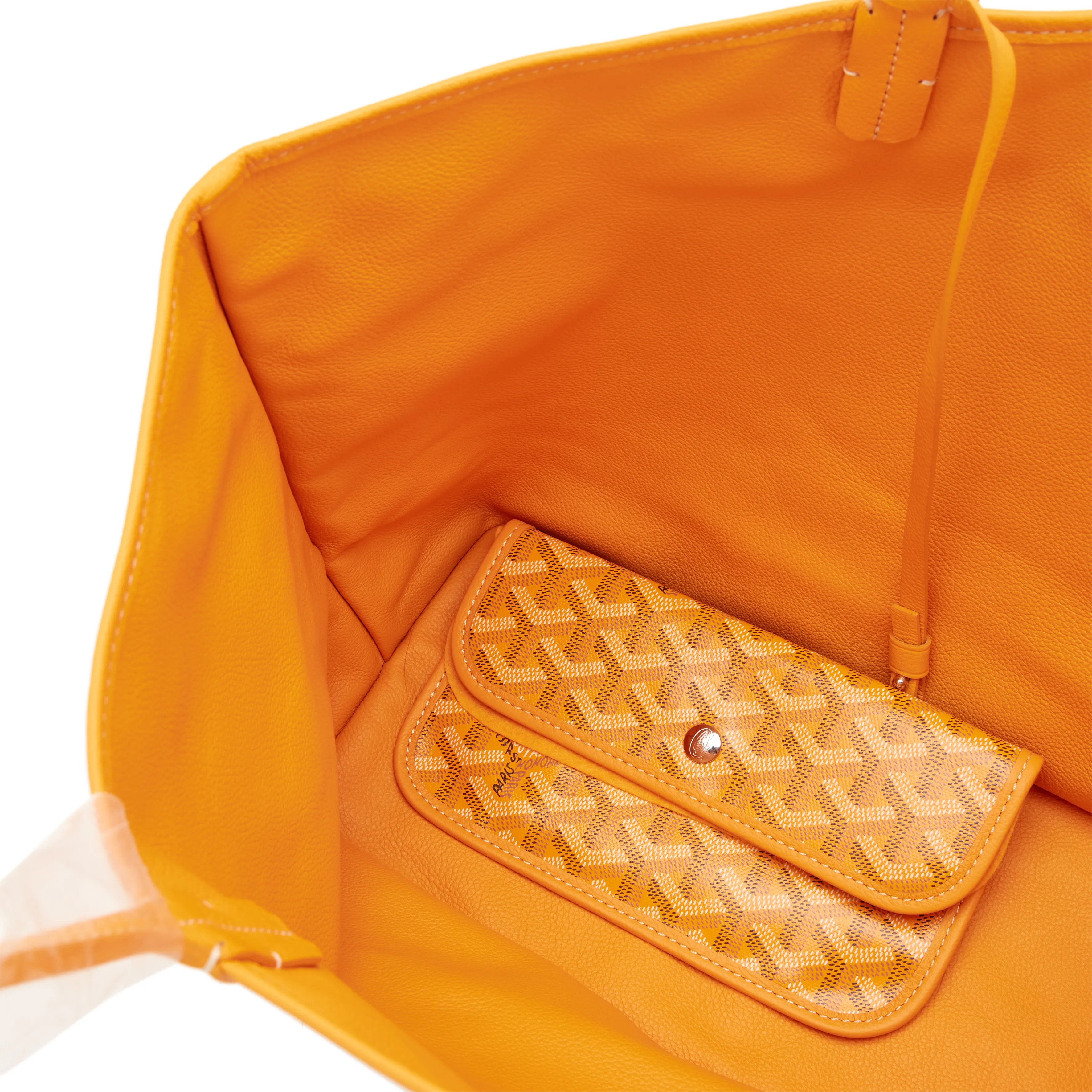 Goyard Yellow Goyardine Canvas and Chevroches Calfskin Anjou PM Tote, 2023