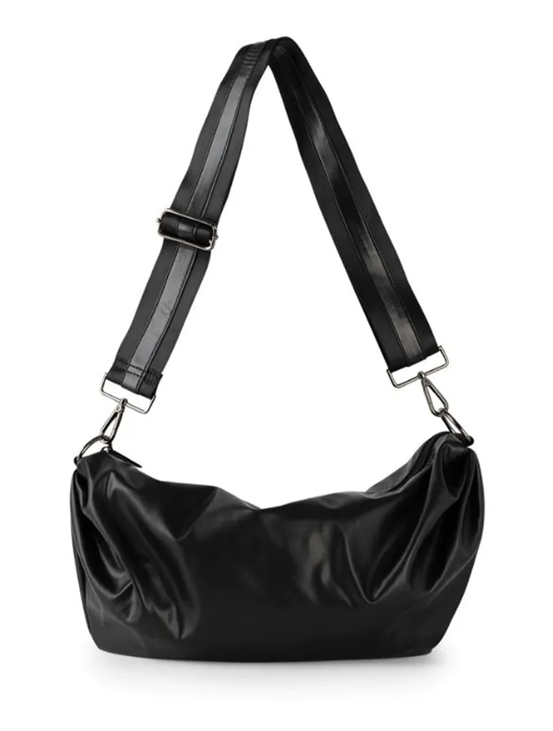 Haute Shore Ollie Solo Sling Bag in Black Faux Leather