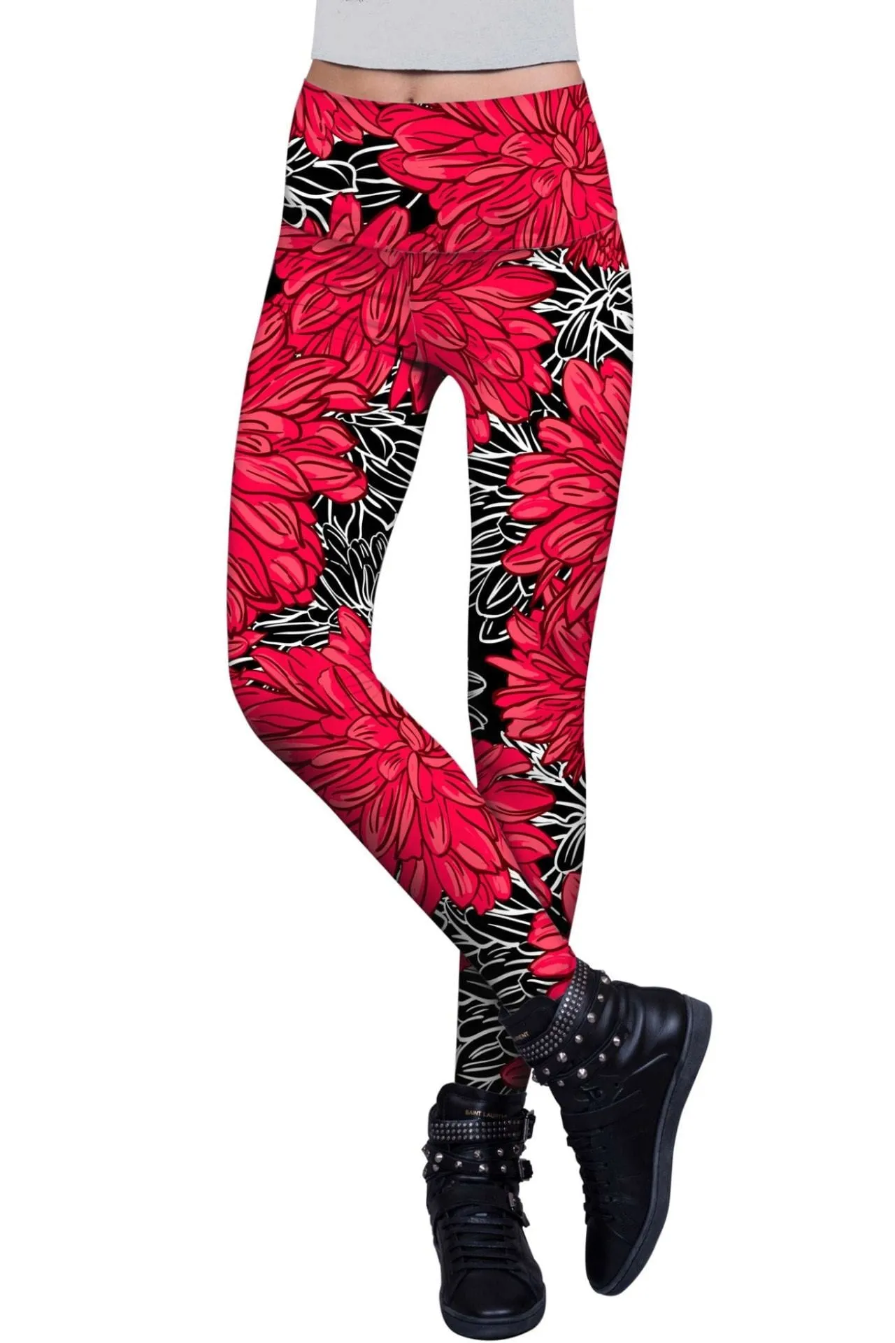 Hit The Mark Lucy Floral Print Performance Legging - Women