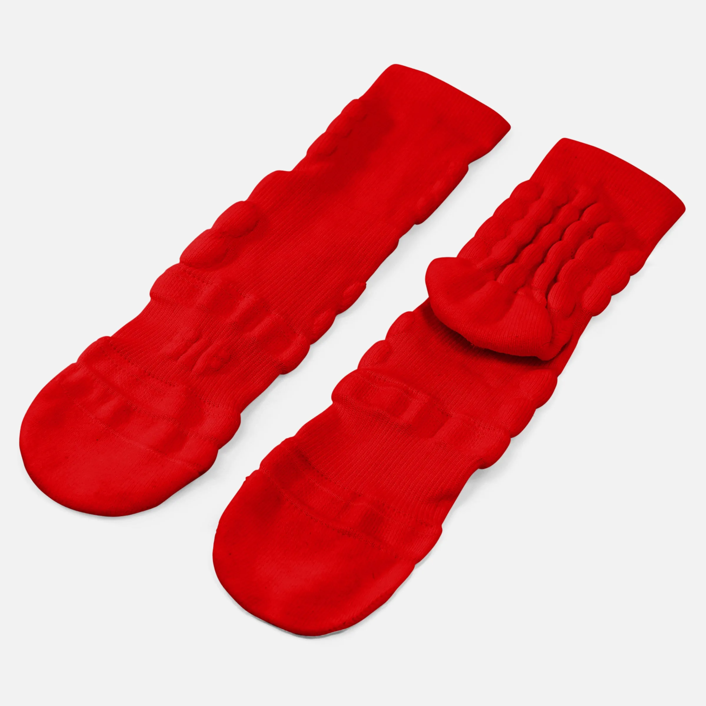 Hue Red Football Padded Short Socks