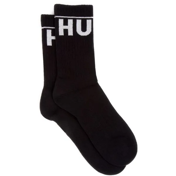 Hugo 2 Pack Rib Logo Socks