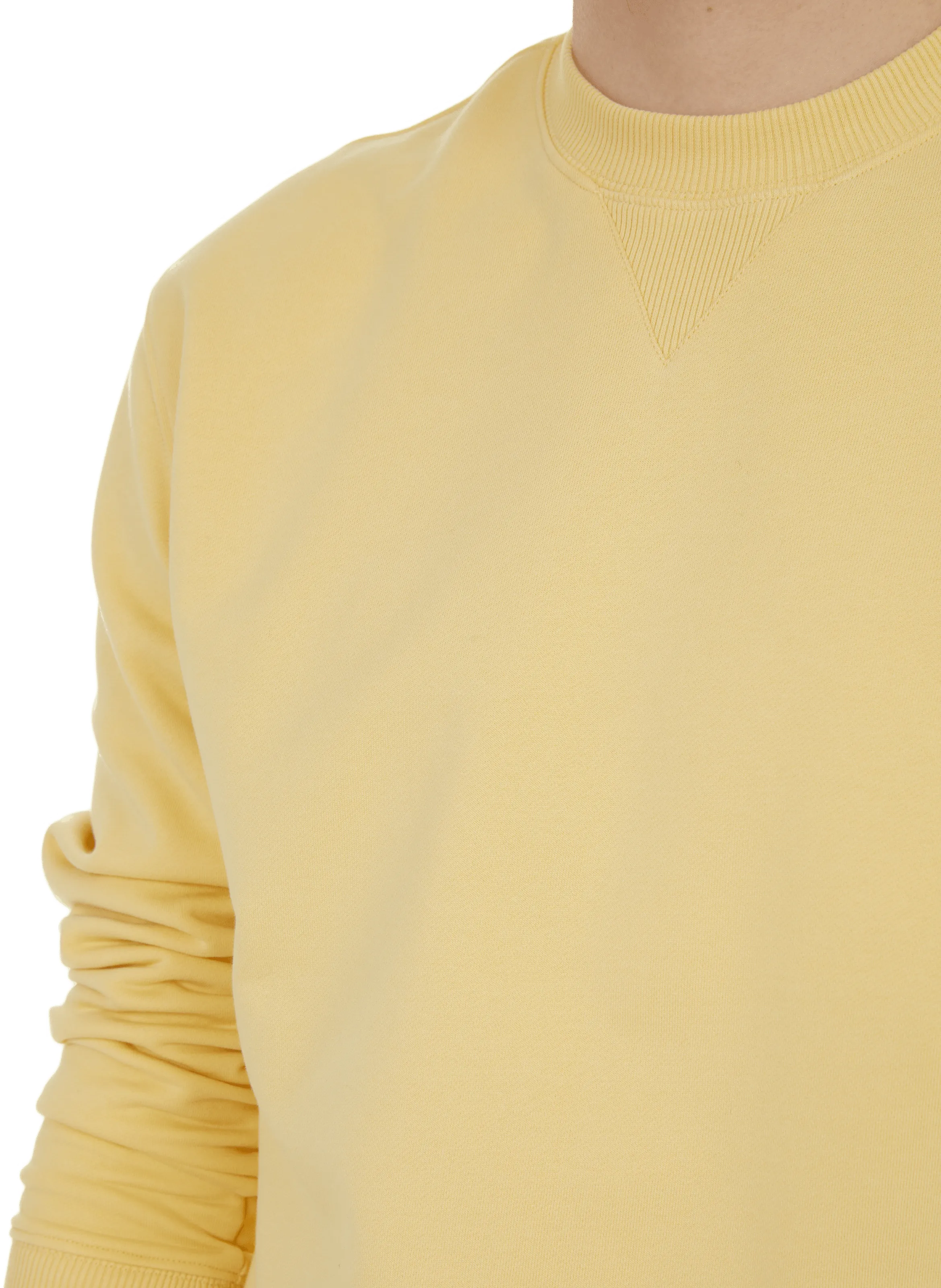 In Printemps Paris  Organic cotton mid-weight sweatshirt - Yellow