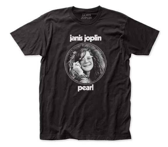 Janis Joplin Pearl Round T-Shirt