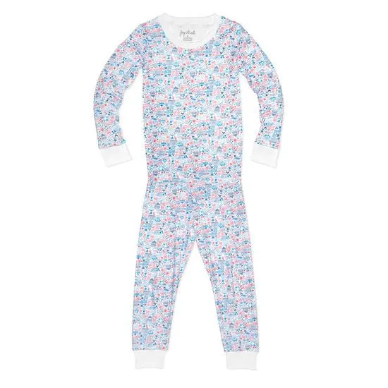 Joy Street Kids Love Children's Pajama Set - Violets are Blue