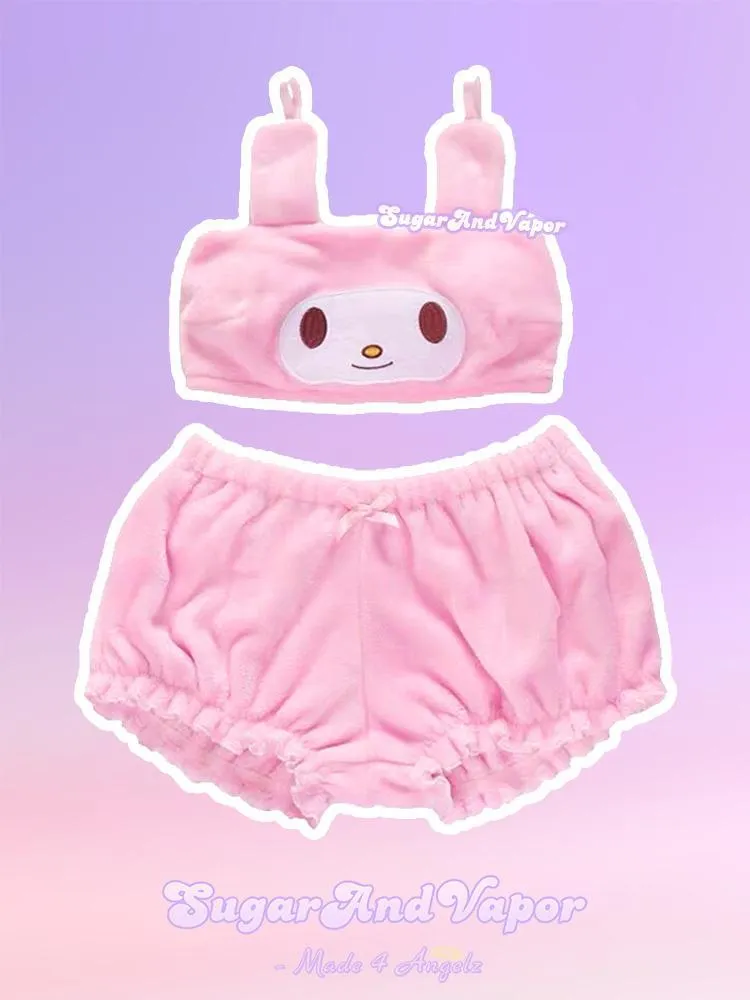 Kawaii Bestie Plush Pajama Set