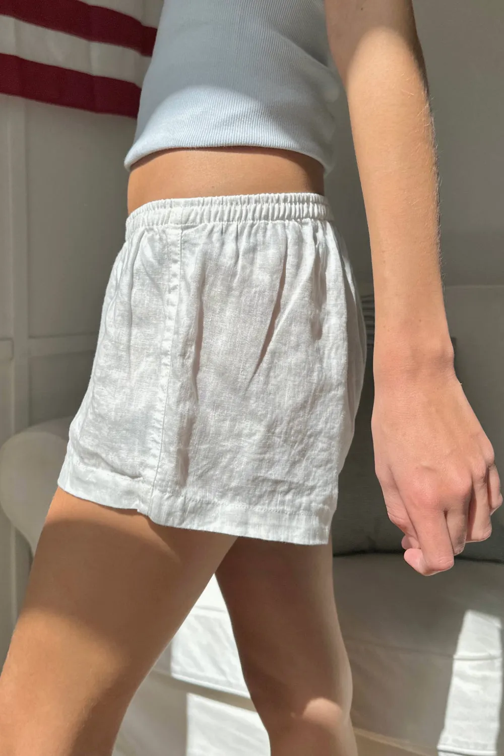 Keira Linen Pajama Shorts