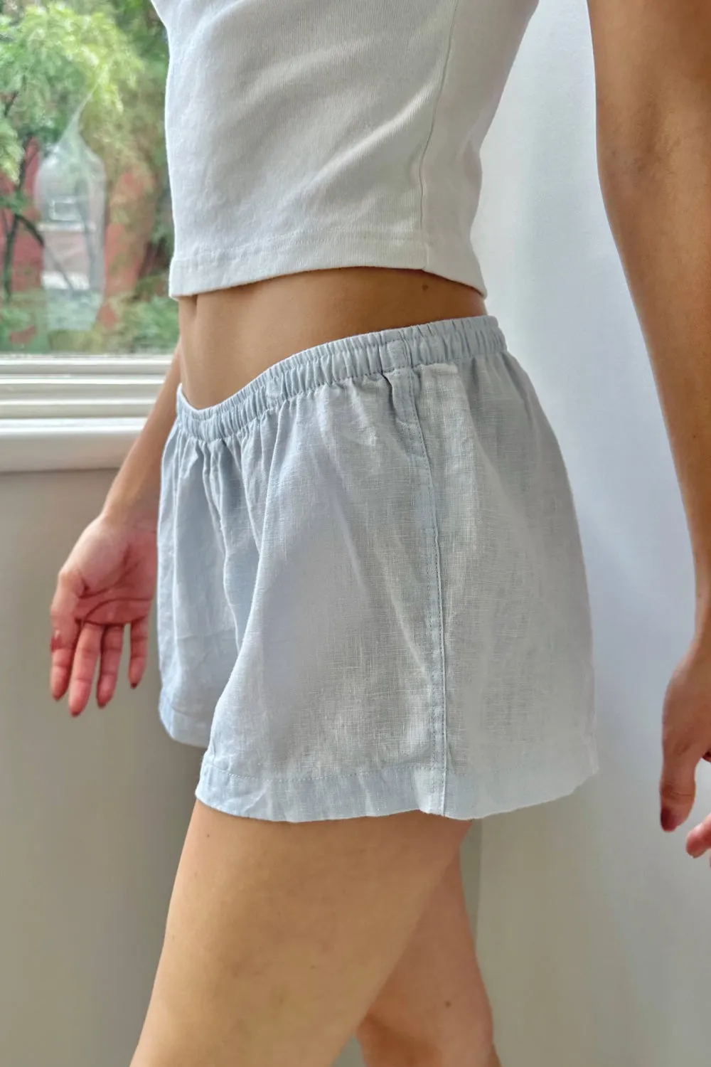 Keira Linen Pajama Shorts