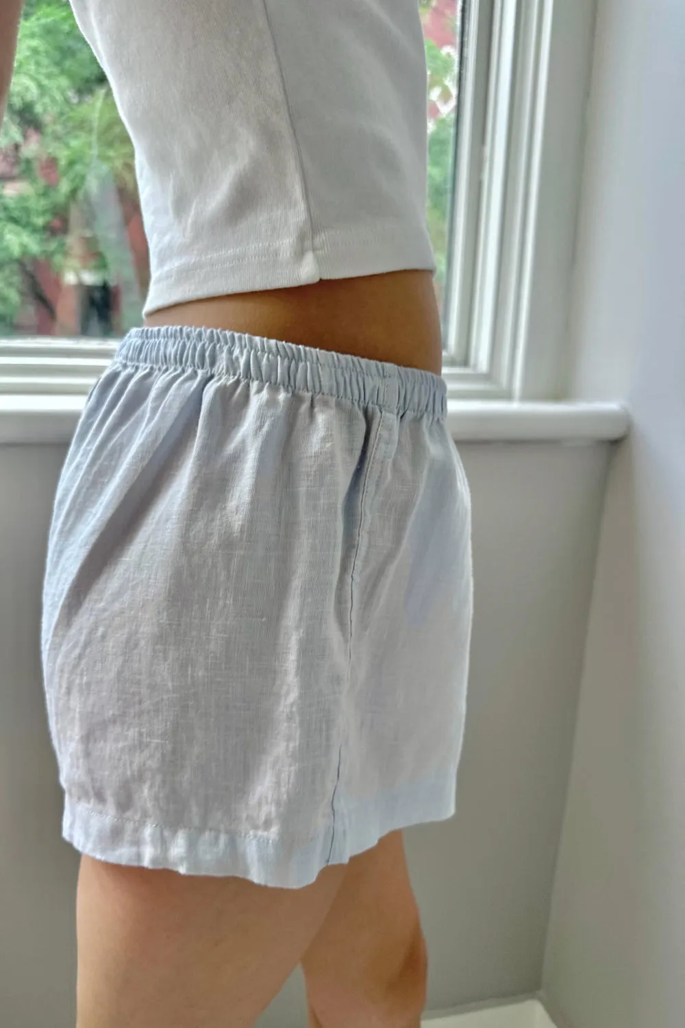 Keira Linen Pajama Shorts