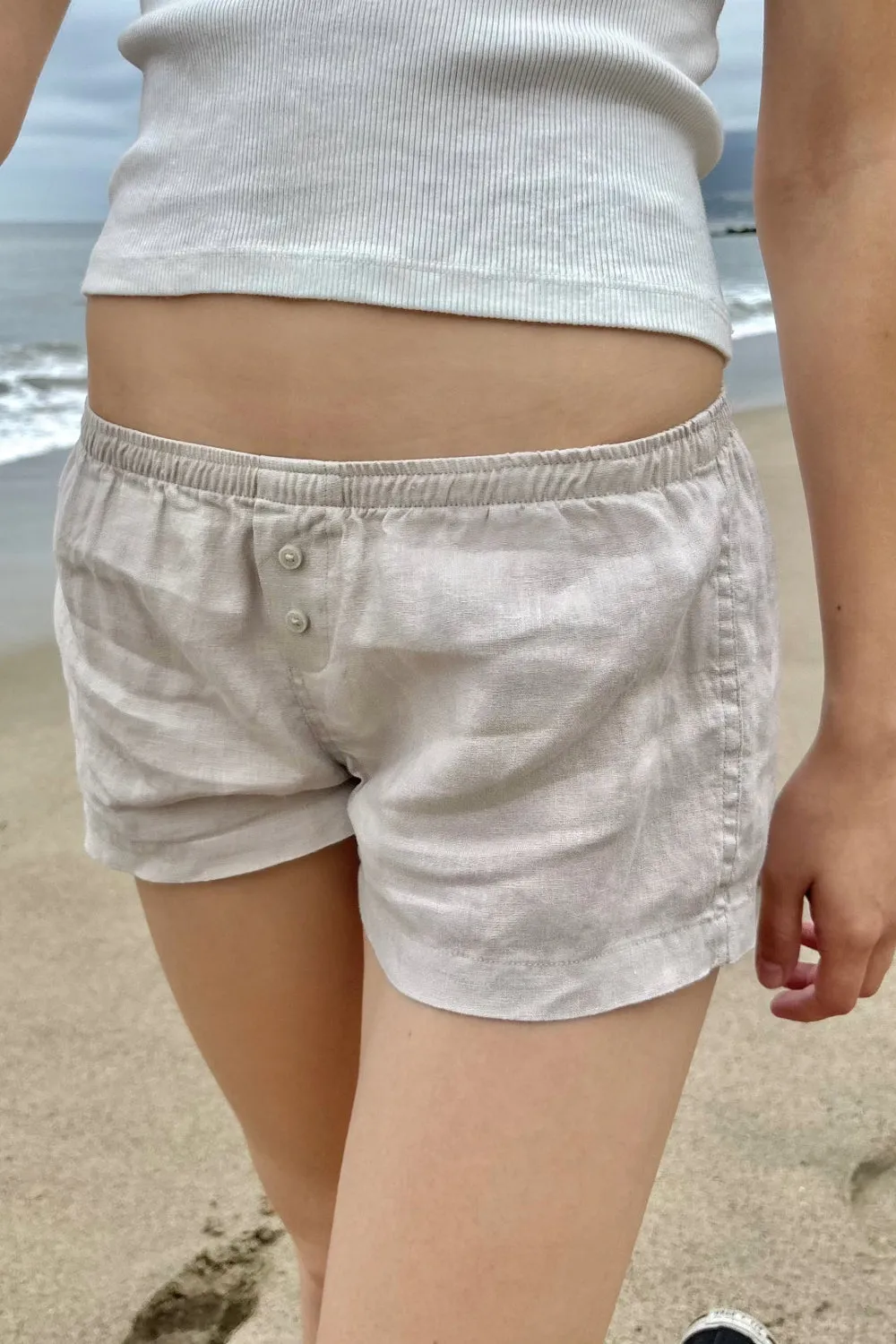 Keira Linen Pajama Shorts