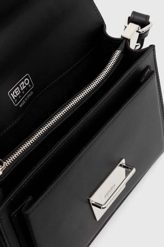 Kenzo leather handbag Small Crossbody Bag black color FD62SA126L02.99