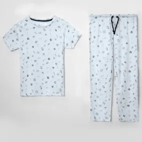 Kids All Over Rotri Printed Jersey Pajama Set