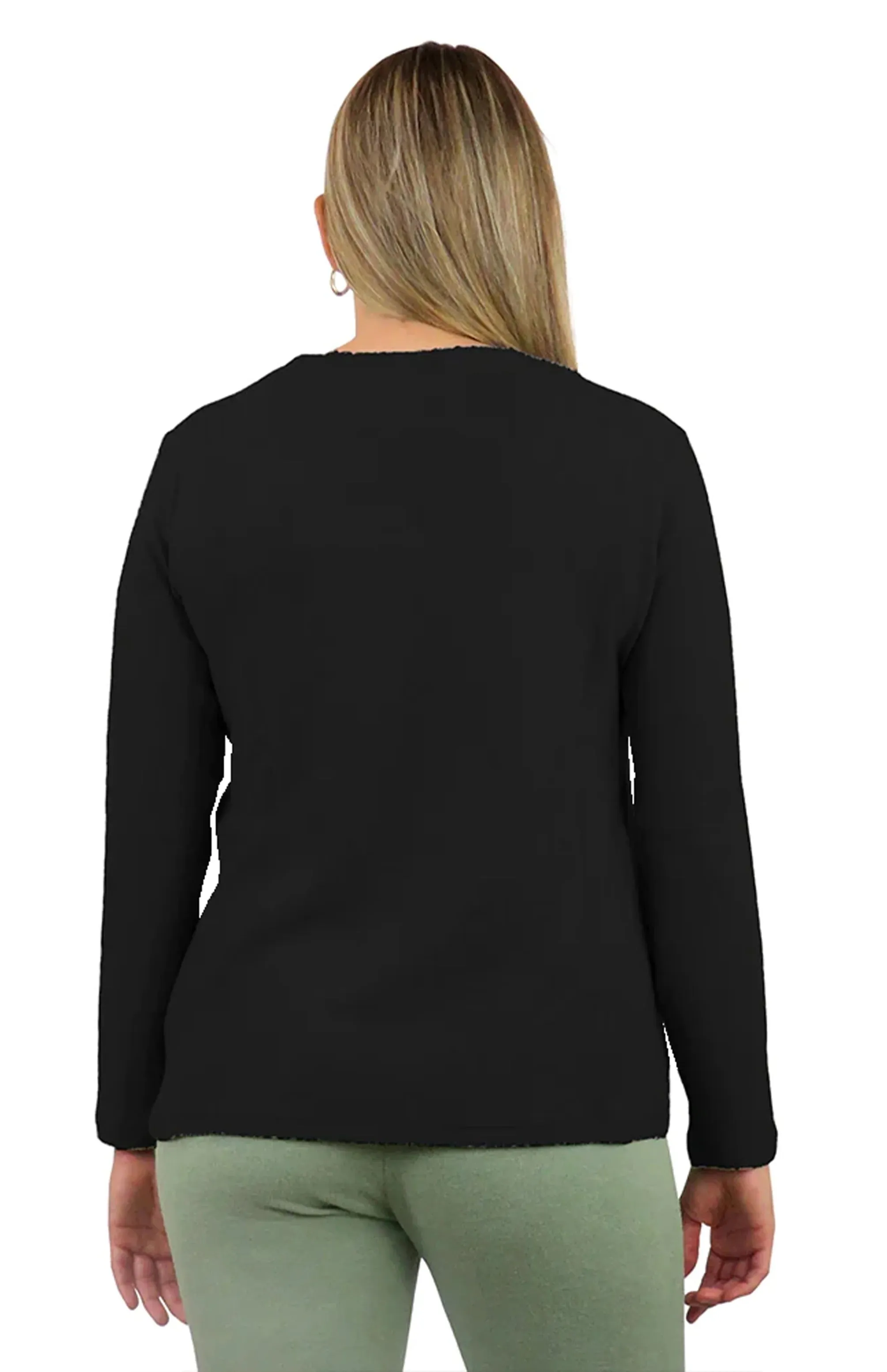 La Cera V-Neck Long Sleeve Knit