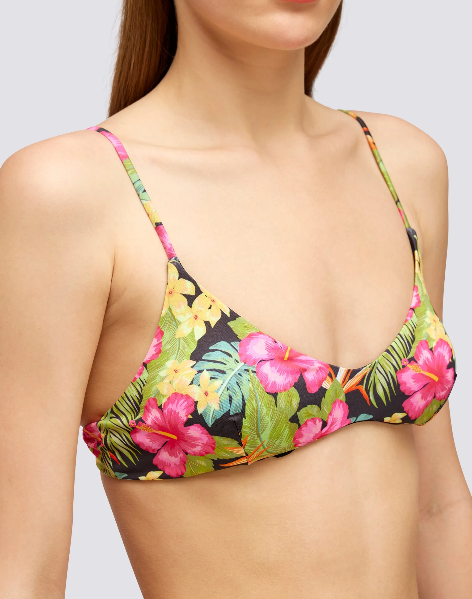 LAUDERDALE - TOP BRALETTE STAMPA TROPICANA