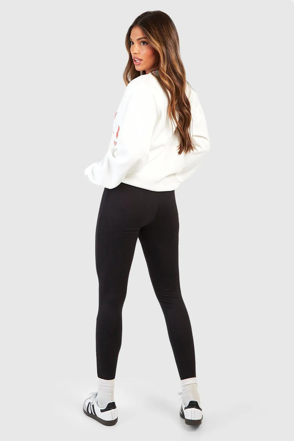 Leggings | 2 Pack Black High Waisted Leggings | boohoo