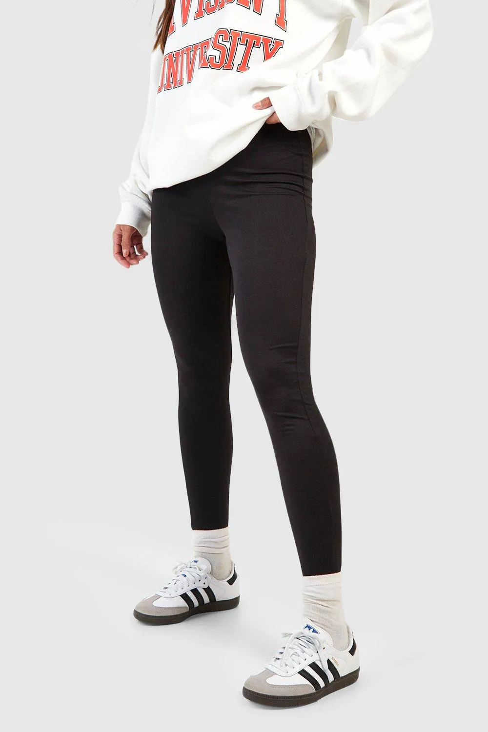 Leggings | 2 Pack Black High Waisted Leggings | boohoo