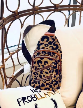 Leopard Sling Bag